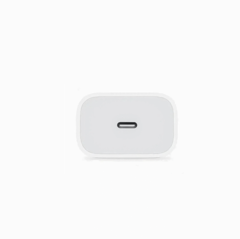 Apple Adaptador Cargador Original 20W Carga Rapida Patas Oblicuas - Imagen 2