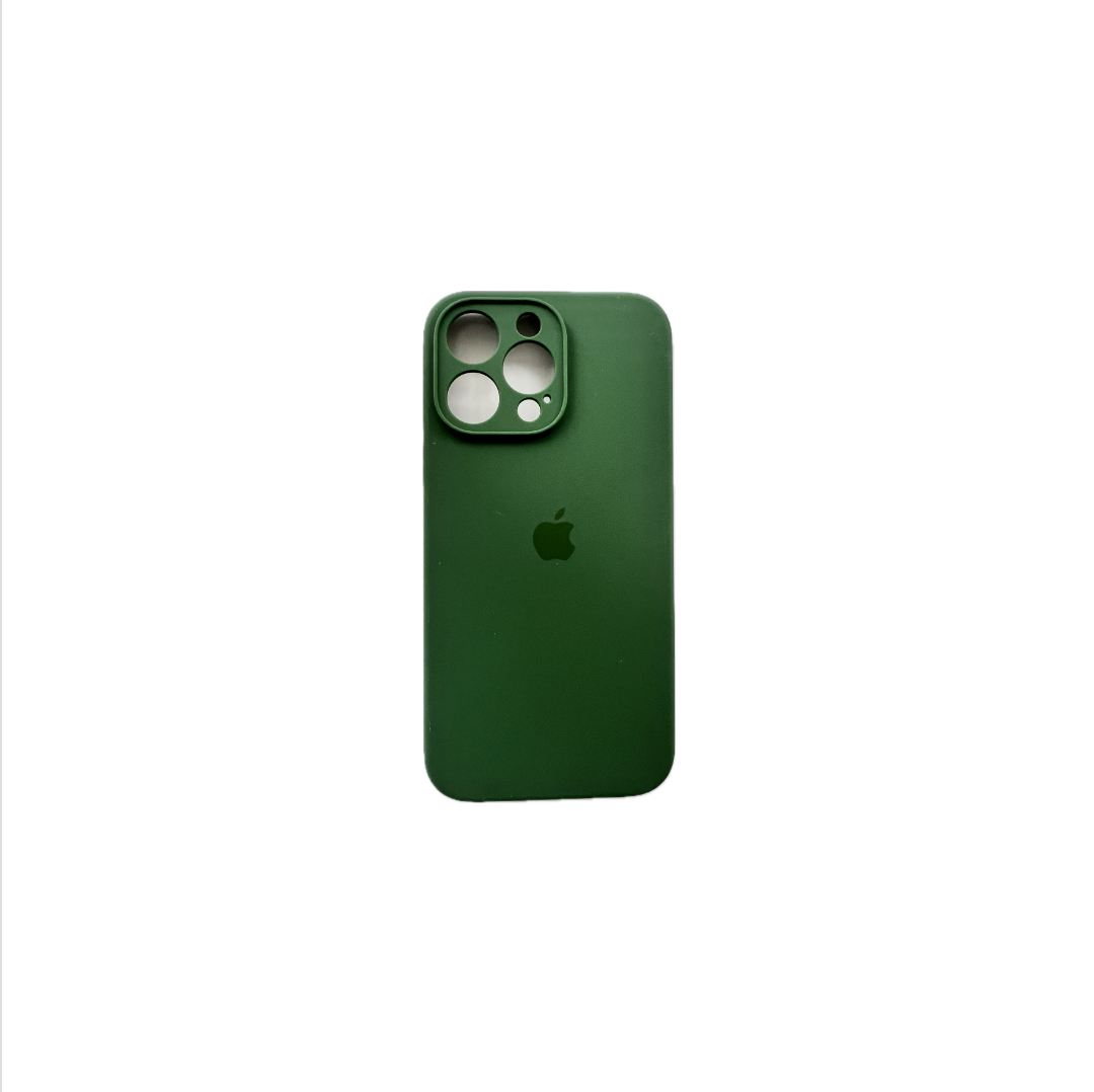 Funda Silicone Case iPhone 13 Pro Max Verde
