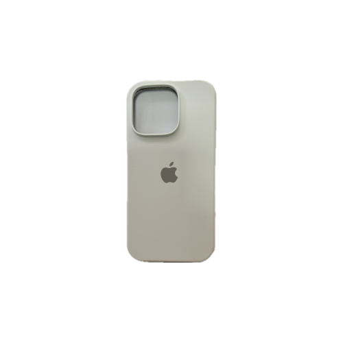 Silicone Case iPhone 15  Pro Blanco