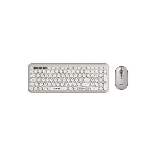 Teclado y Mouse Inalambrico Blanco