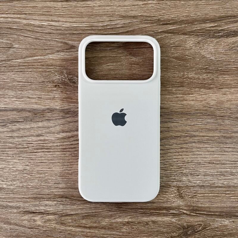 Silicone case IPhone 17 Pro Blanca